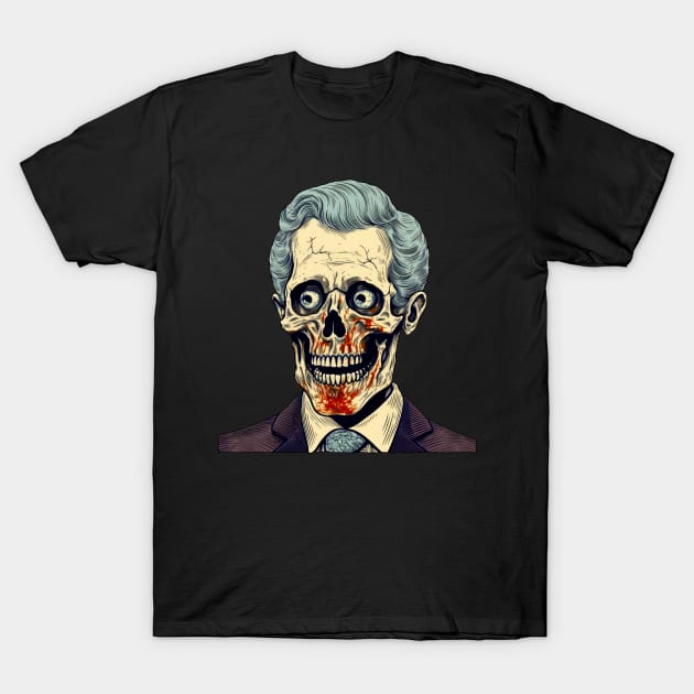 Undead Chuck design 2 T-Shirt by JDTee